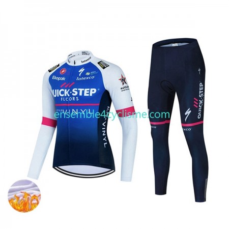 Tenue Maillot M/L + Collant Hiver Thermal Fleece 2022 Quick-Step Alpha Vinyl Team N001